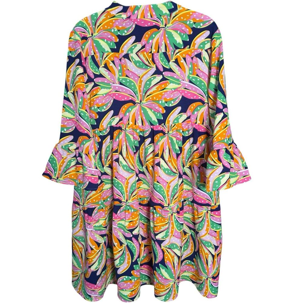 Michelle McDowell Sheath Dress Women S Morgan Tiered Dress Going Bananas New - Picture 5 of 7